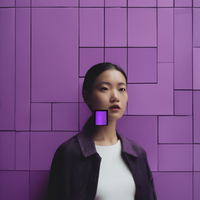 The world's tallet shape purple square