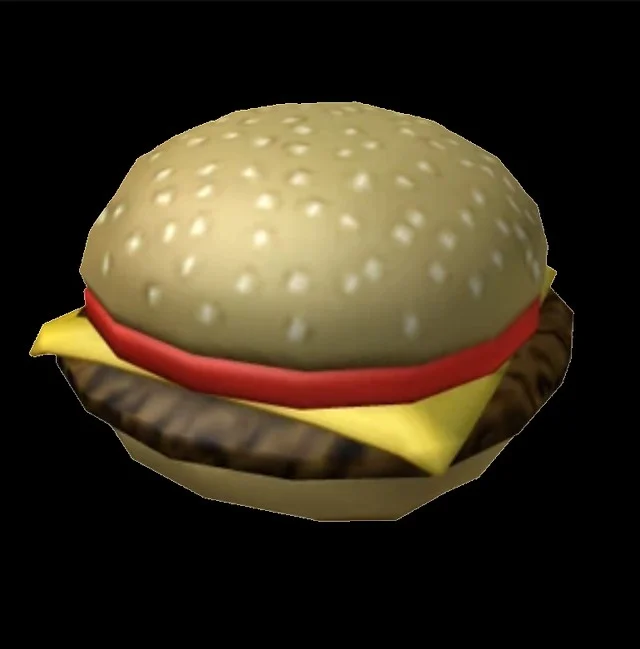 the Cheezburger gear from Roblox