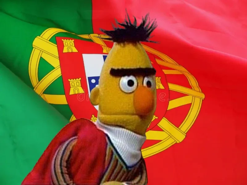 Becas (Rua Sésamo ) Bert from Sesame Street Portuguese Dub 