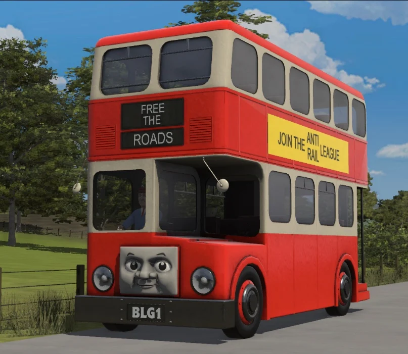 Bulgy the Double-Decker Bus (CGI Trainz Models) [TheRedJ50]