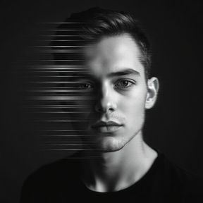 Male voice with distortion effect