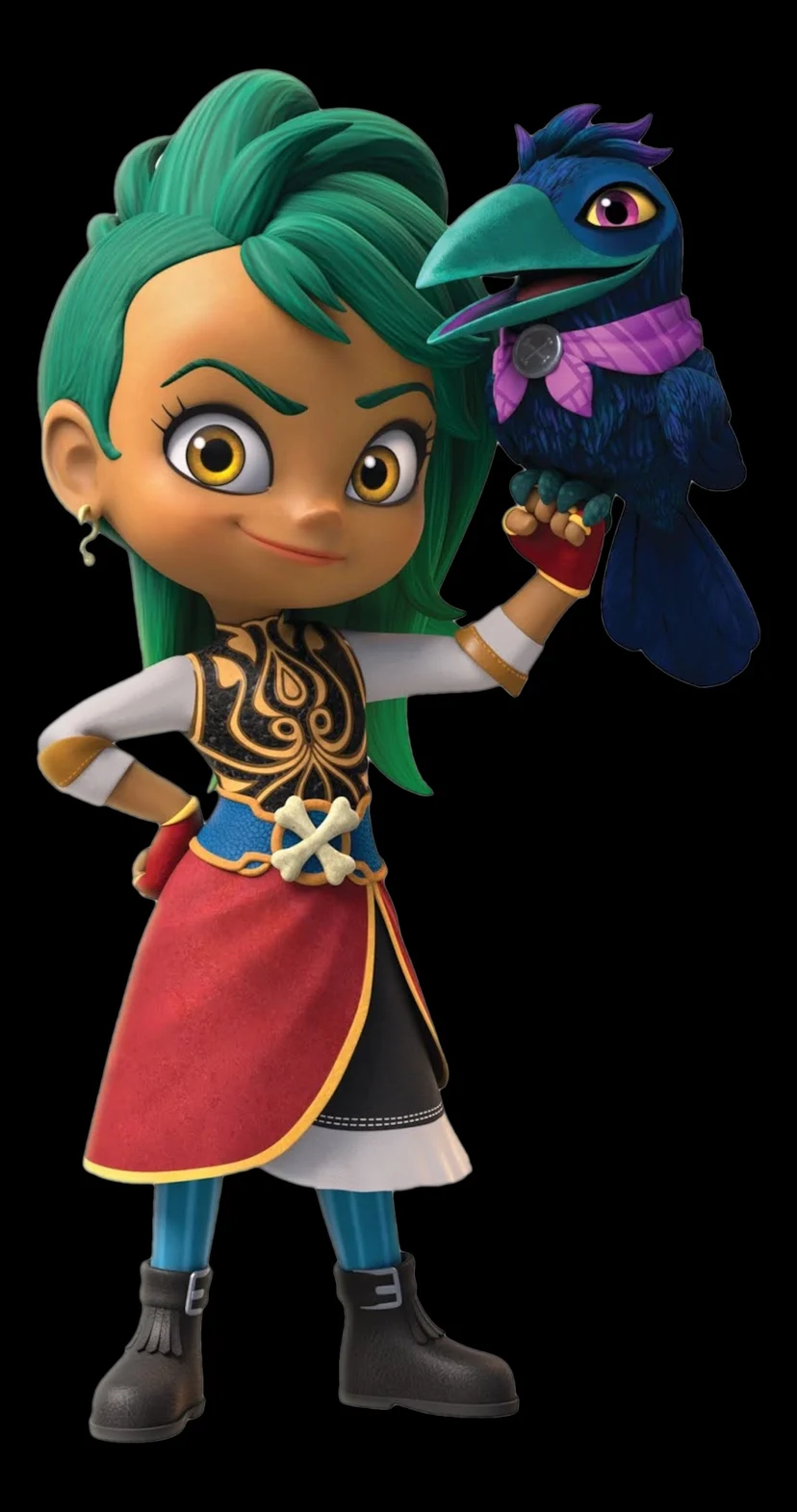 Bonnie Bones (Santiago of the Seas) Kyndra Sanchez (Season 1 voice)