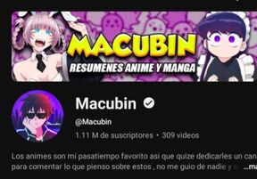 Macubin - Español Latino [Youtuber]