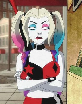 Harley Quinn Arlequín-Leisha Medina Torrealba-Harleen Frances Quinzel- Animada-The animated series-DC Comics-La serie animada-Batman (Latin Americ-American Spanish Dub-Español latino)