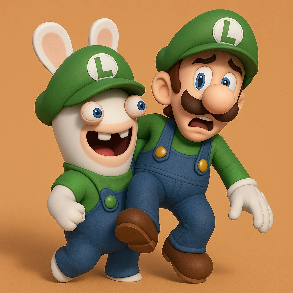Rabbid luigi