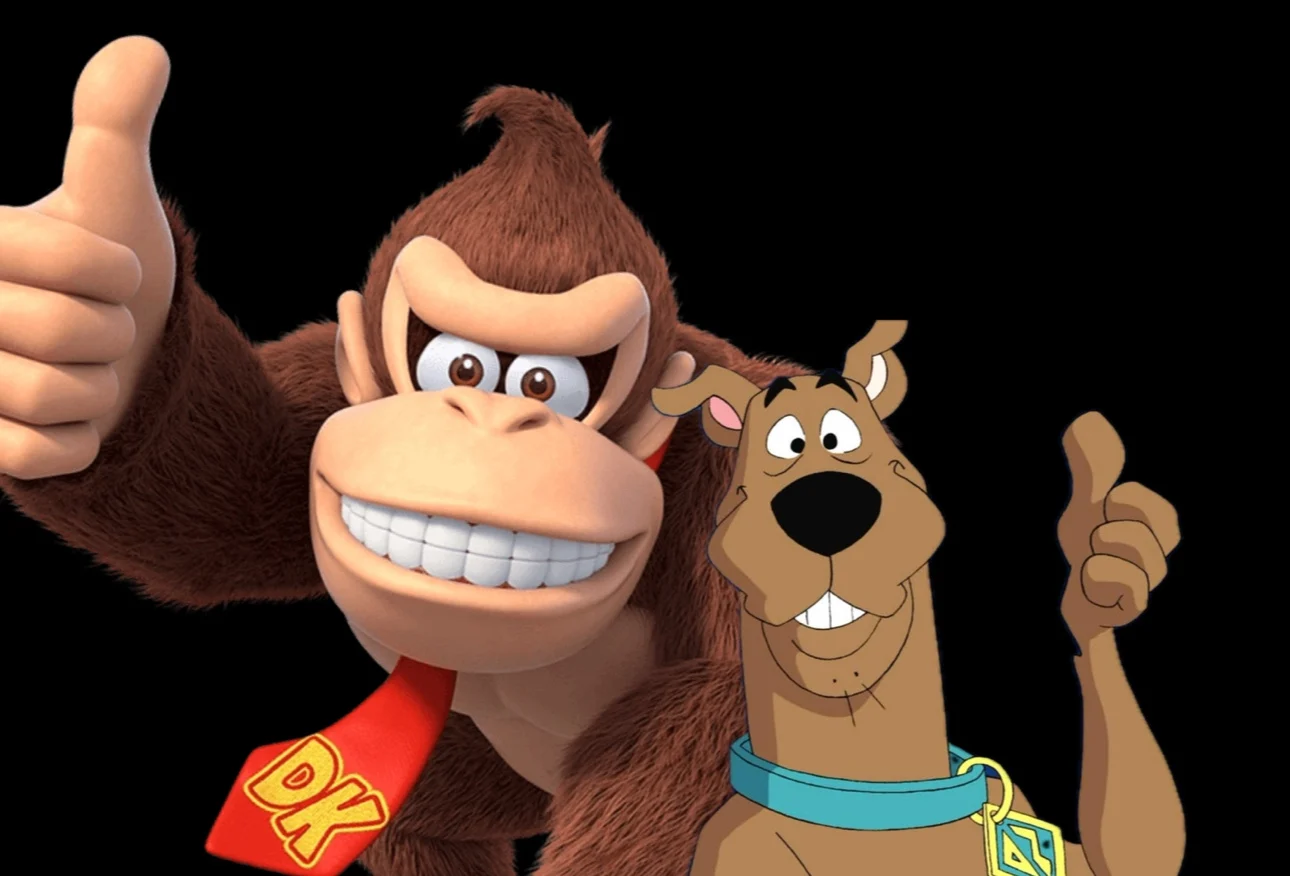 Donkey kong and Scooby Doo