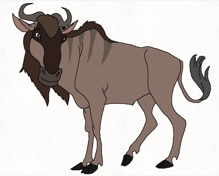 Wildebeest Leader Rus (The Little MerAfrican Animal 1985)