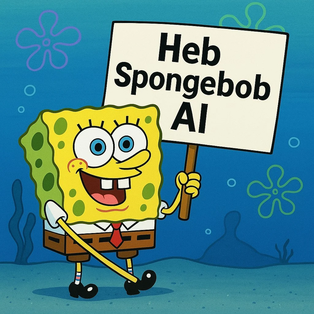 Spongebob (Hebrew, Ido Mosseri) - בובספוג (עברית, עידו מוסרי)