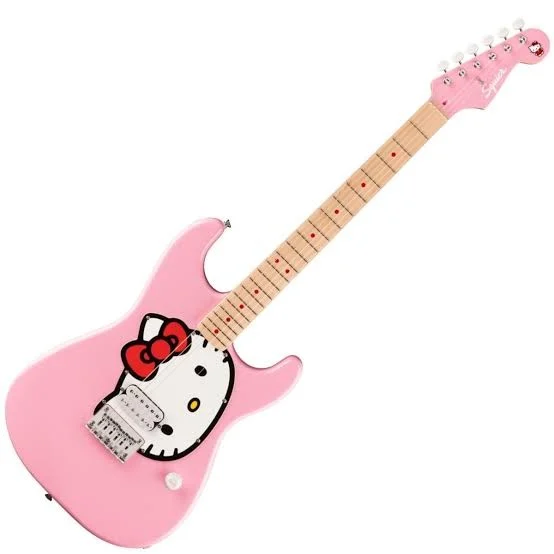 Literally A Hello Kitty Guitar