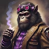 Monkey playing with AI user image