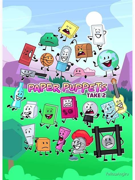 Paper Puppets take 2 Contestants and S1 Rejects