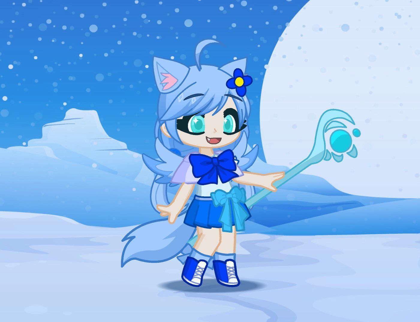 Ice Blue is a Cat