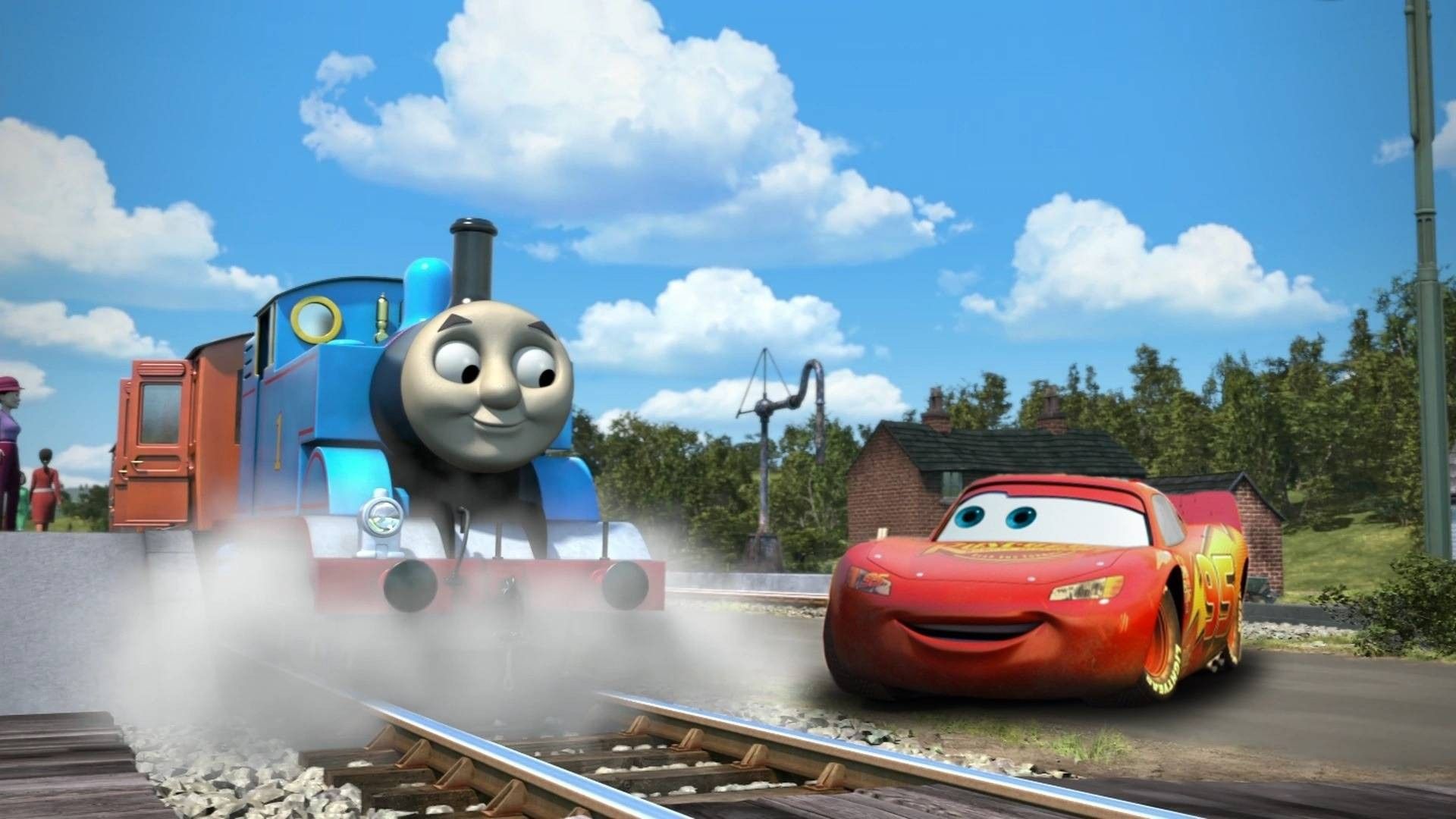 Thomas & Lightning McQueen 