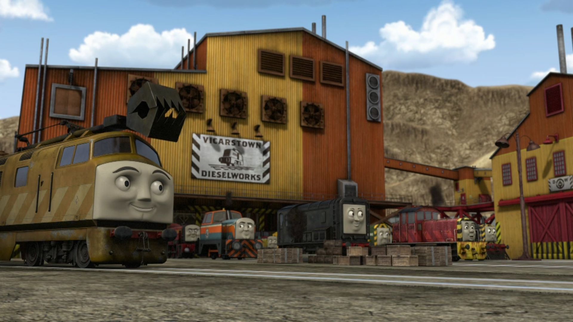 the Sodor Diesel engines: Heros or Villains characters Voice actor