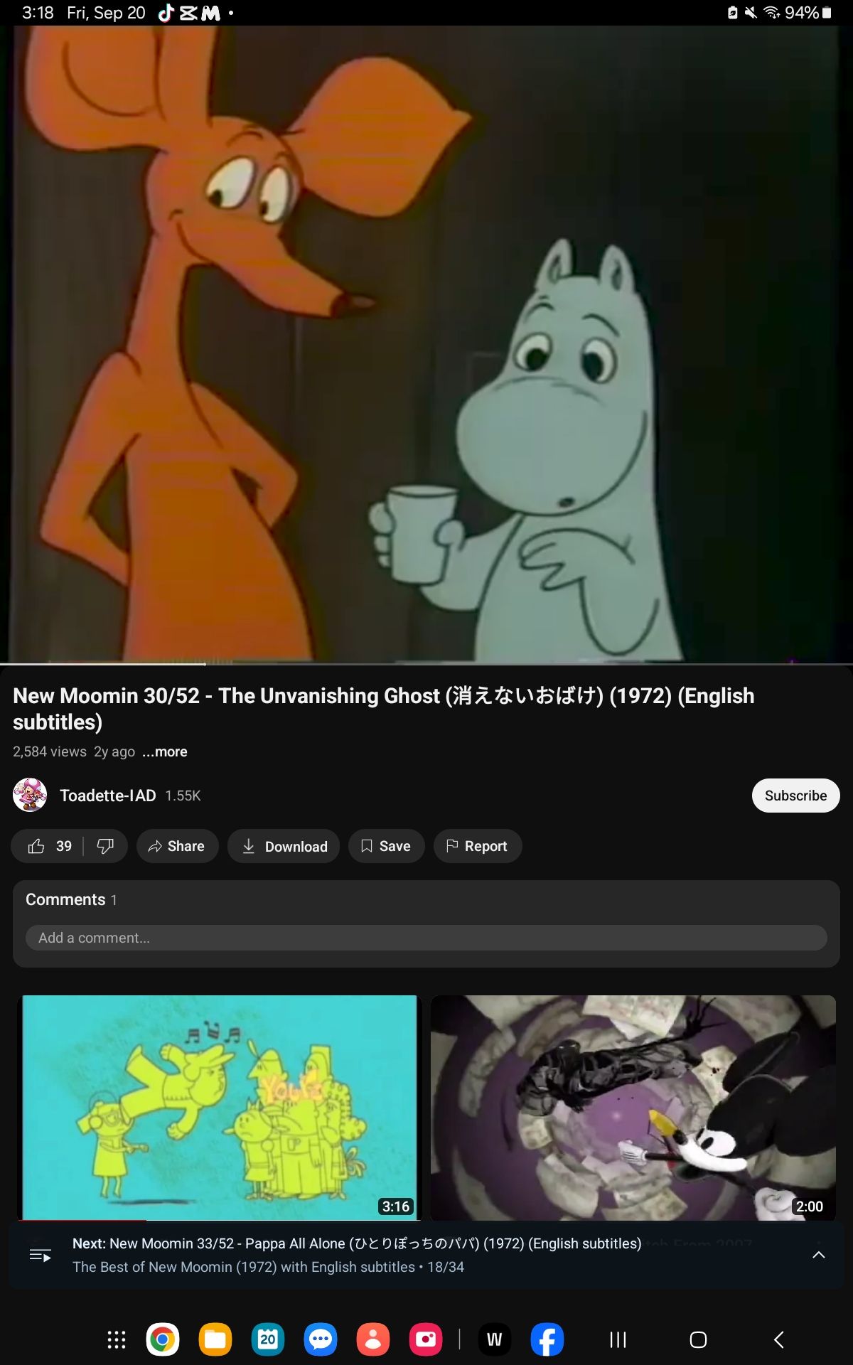 Moomin 1972