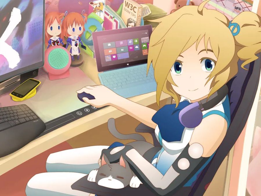 Inori Aizawa/Internet Explorer-tan (Microsoft)