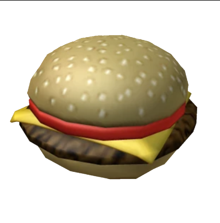 the Cheezburger gear from Roblox