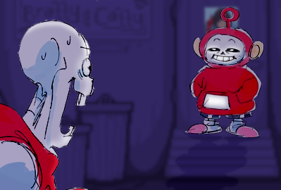 Sans e Papyrus (UNDERTALE) Papyrus da Batata