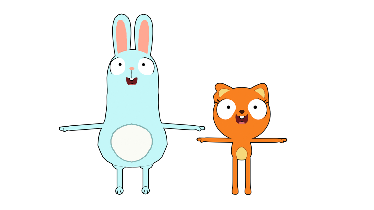 Kiff and Barry 3d models (Blender)