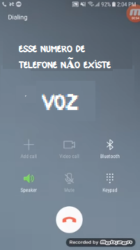 Esse Numero De Telefone Não Existe & O Numero Digitado Esta Incorreto voz brasileiro tts telefone