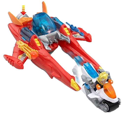 Dodger The Velociraptor's Space Ship (Switch & Go Dinos Lava Force)