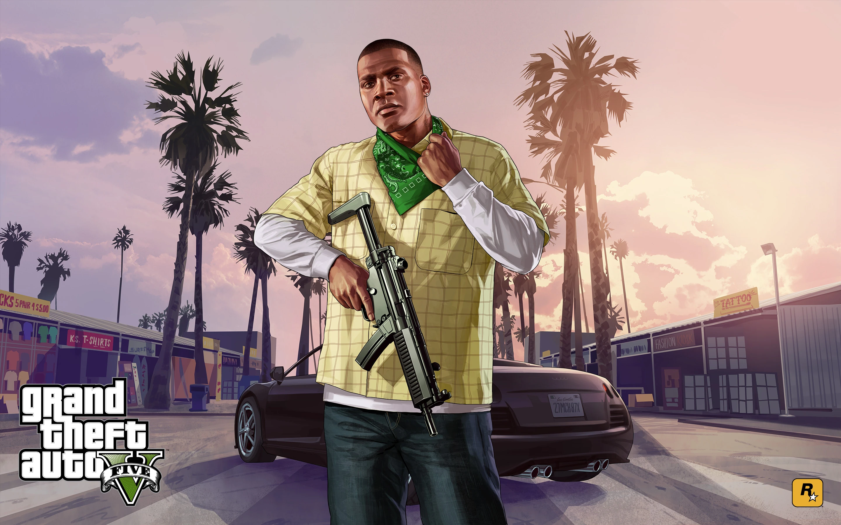 Franklin Clinton (screaming) (Grand Theft Auto V)
