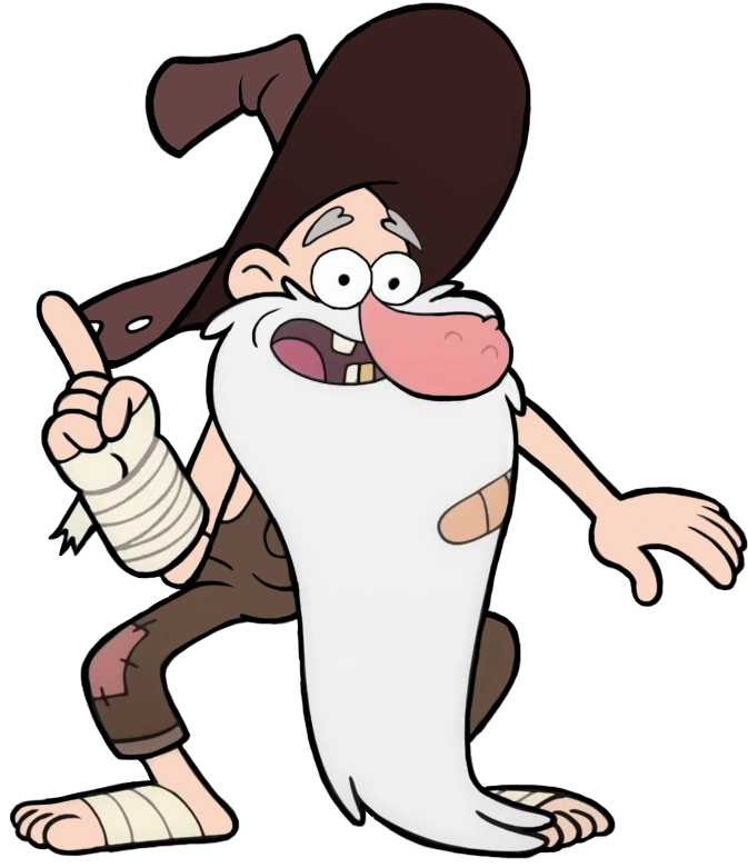 Old man Mcgucket (gravity falls)