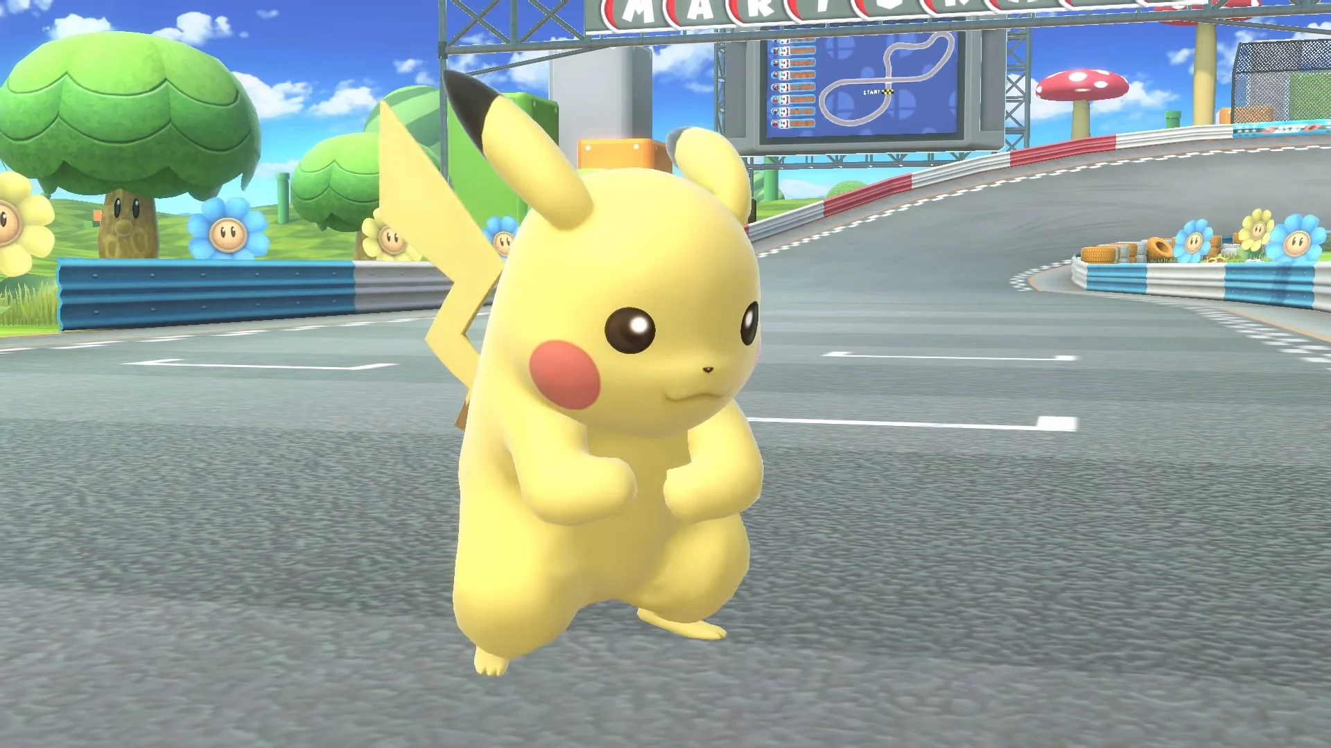 Pikachu (smash bros ultimate.)