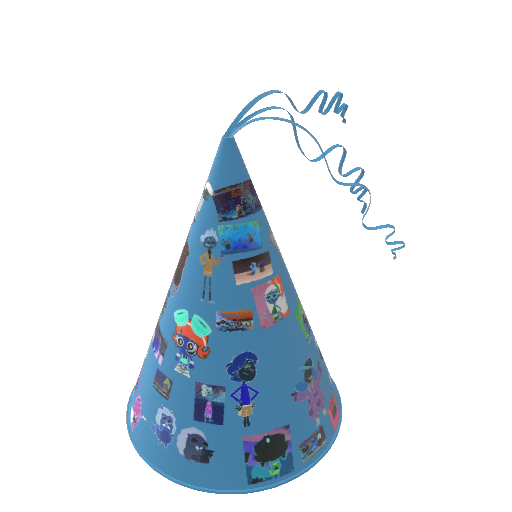 Ansi Molina's Birthday Hat (3D Model)