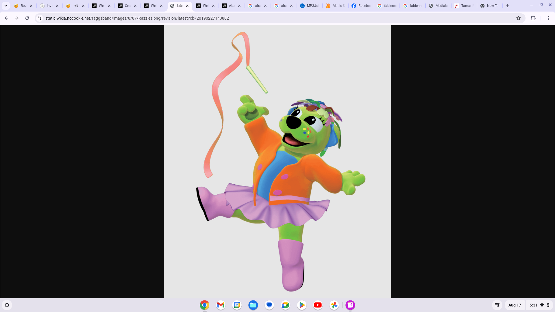 Razzles (Raggs Kids Club Band/Singing Voice)
