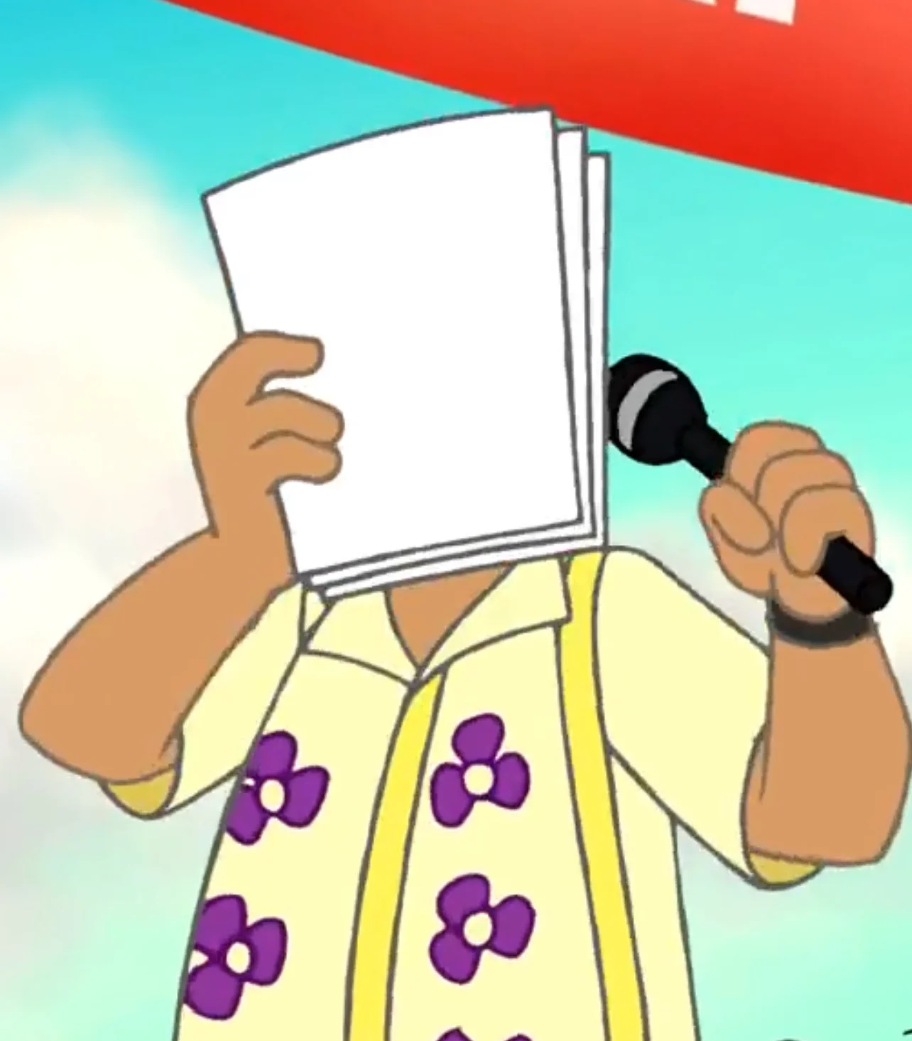 Surf Competition Announcer (Tom and Jerry Tales)