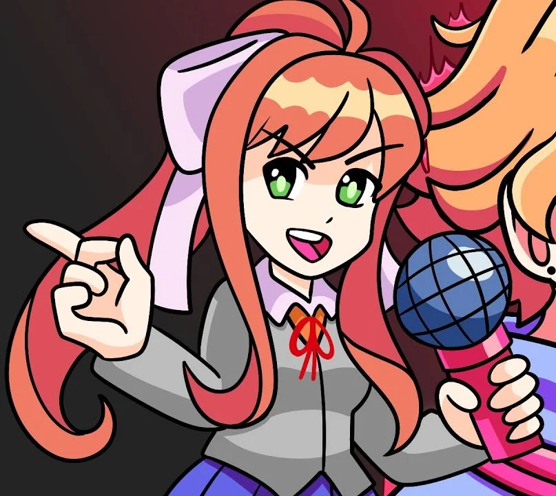 Monika (FNF / Friday Night Funkin') (GameToons)