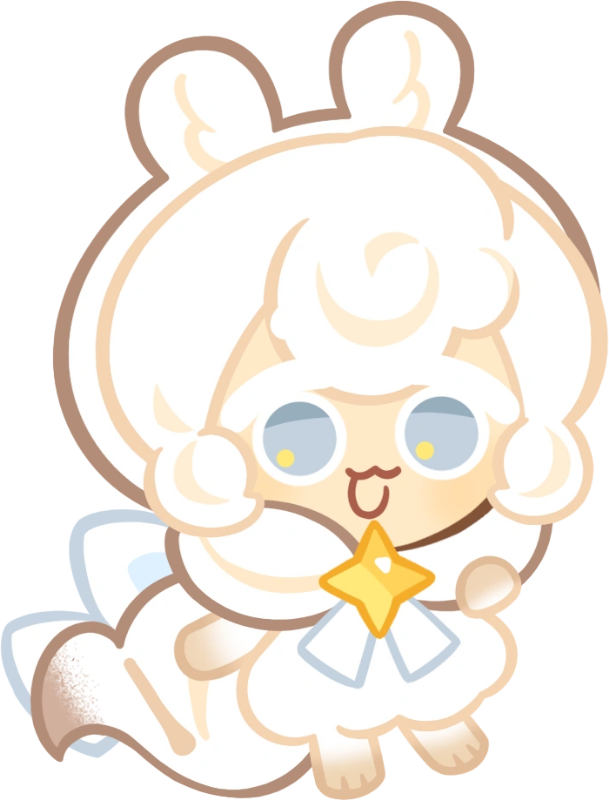 Cream Ferret Cookie