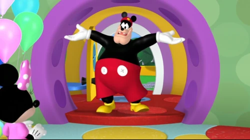 Pete as Mickey Mouse