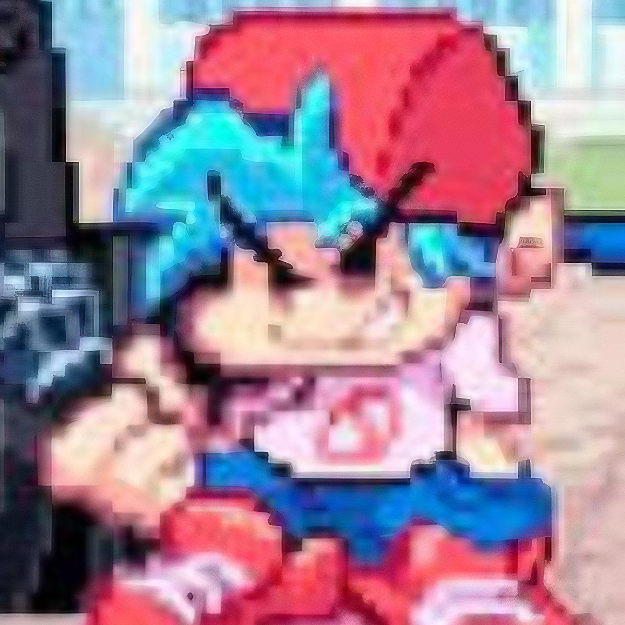 Pixel BF/Boyfriend - [FNF Week 6]