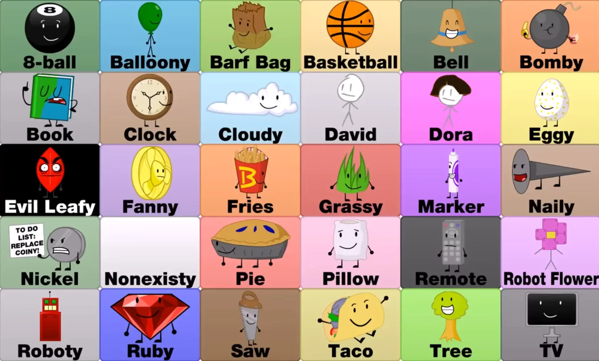 Literally Every BFDI Recommended Character Voice (Hybrid Model)