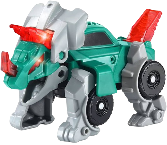 Hatch & Roaaar Triceratops/Triceratops Race Car (Switch & Go)