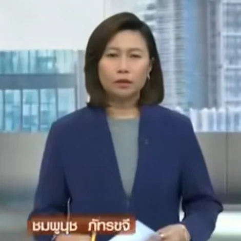 Chompunut Pattharakajee (Thai Flash News Anchor)