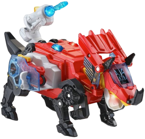 Hero The Triceratops/Triceratops Firetruck (Switch & Go)