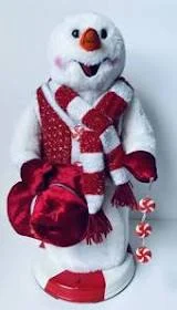 Gemmy Peppermint Twist Snowman