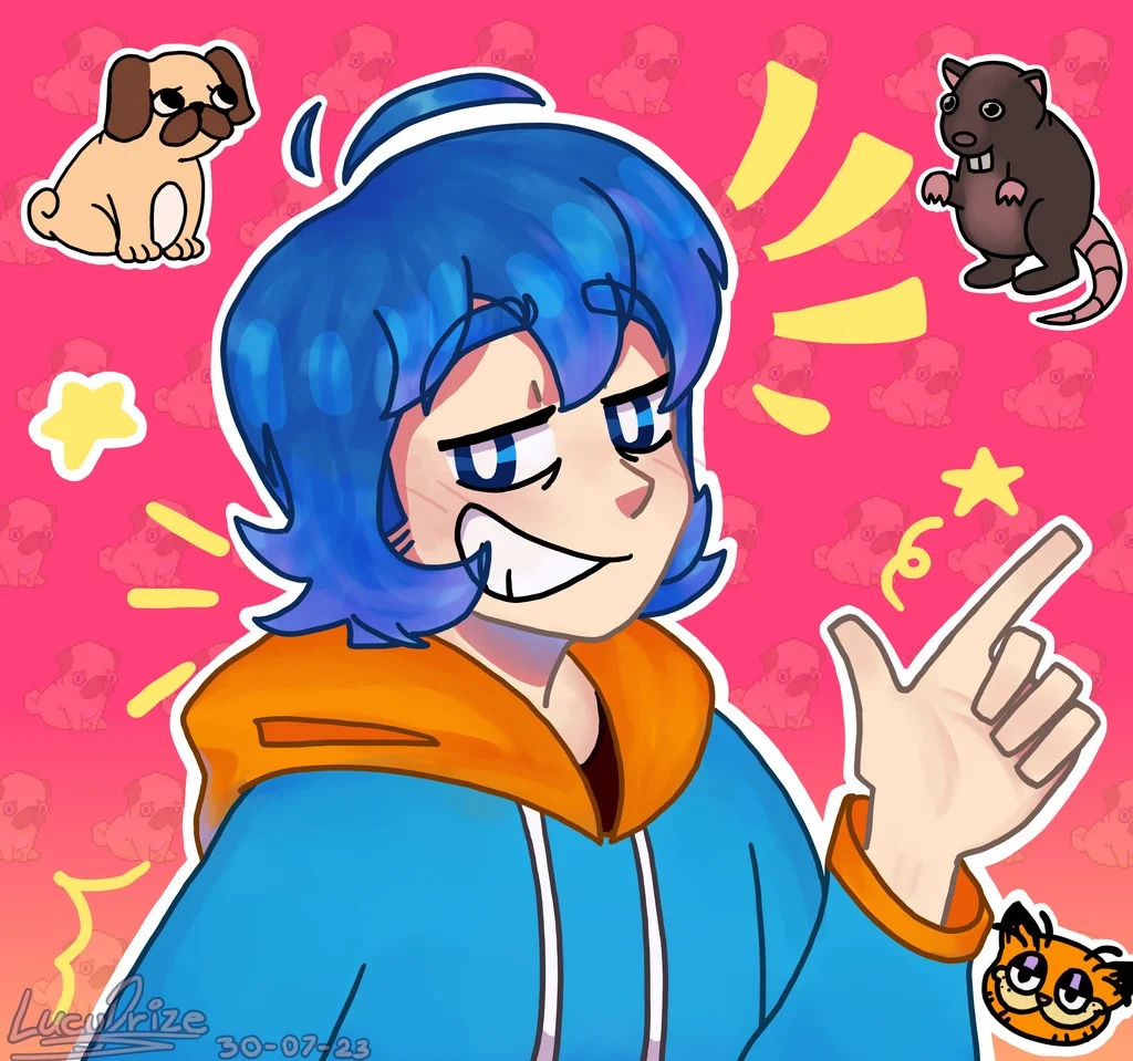 Derker Bluer / Lemon Demon (Youtuber Latino / Latin Youtuber / Youtuber Chileno / Chilean Youtuber / Cantante Latino / Latin Singer / Streamer Latino / Latin Streamer) [FnfHS / Fnf Hs] (mejorado) [Hablando y cantando / cantando y hablando] (Latín América Spanish / Latín Americ)