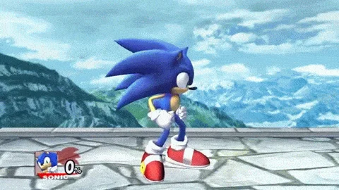 Literally Sonic Saying You're Too Slow