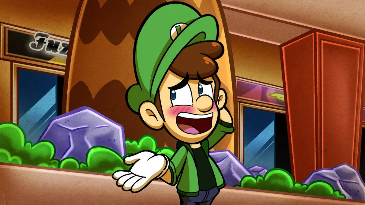 Nintendo High teen Luigi