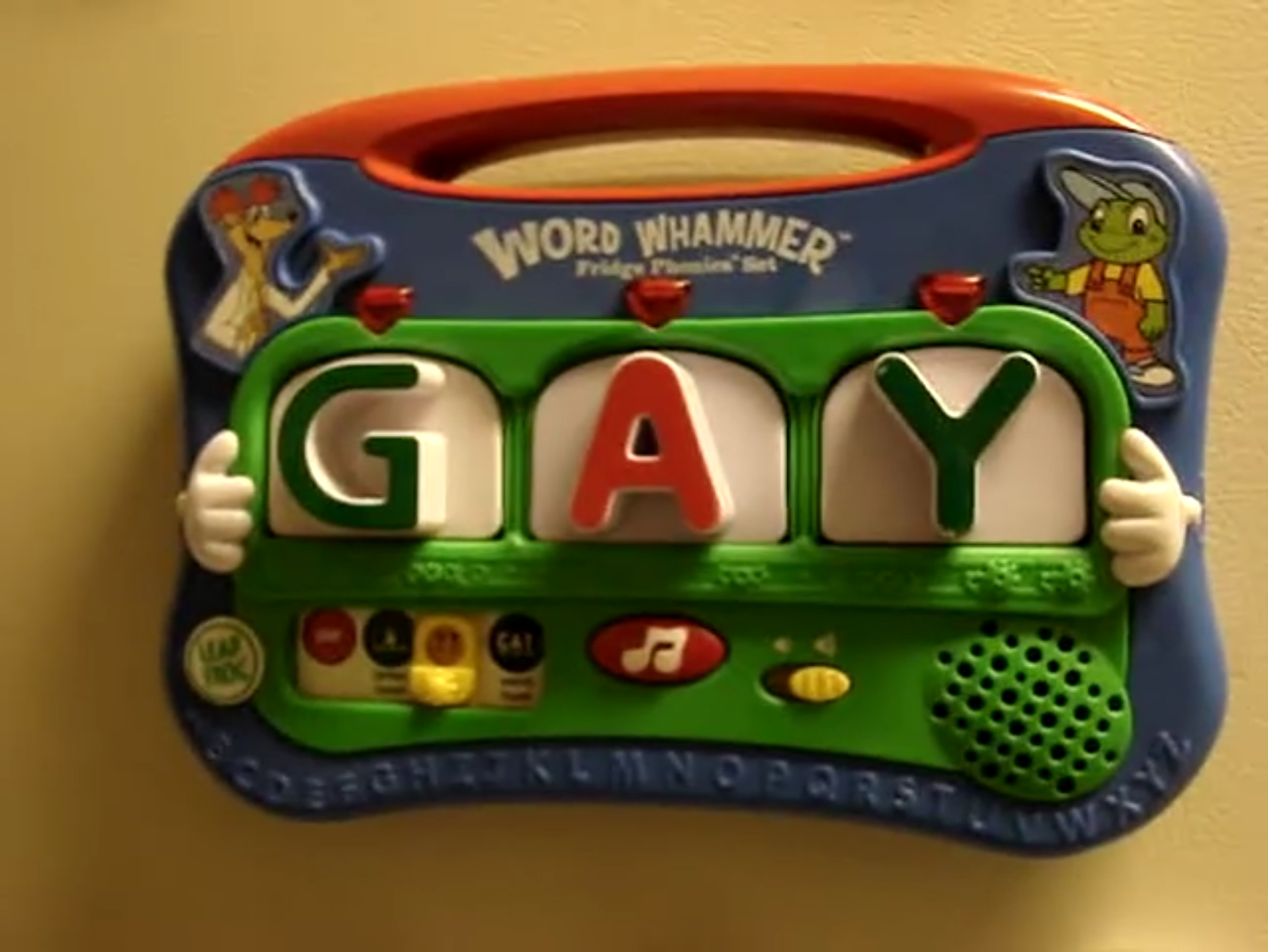 LeapFrog Word Whammer (But Only Saying Gay)