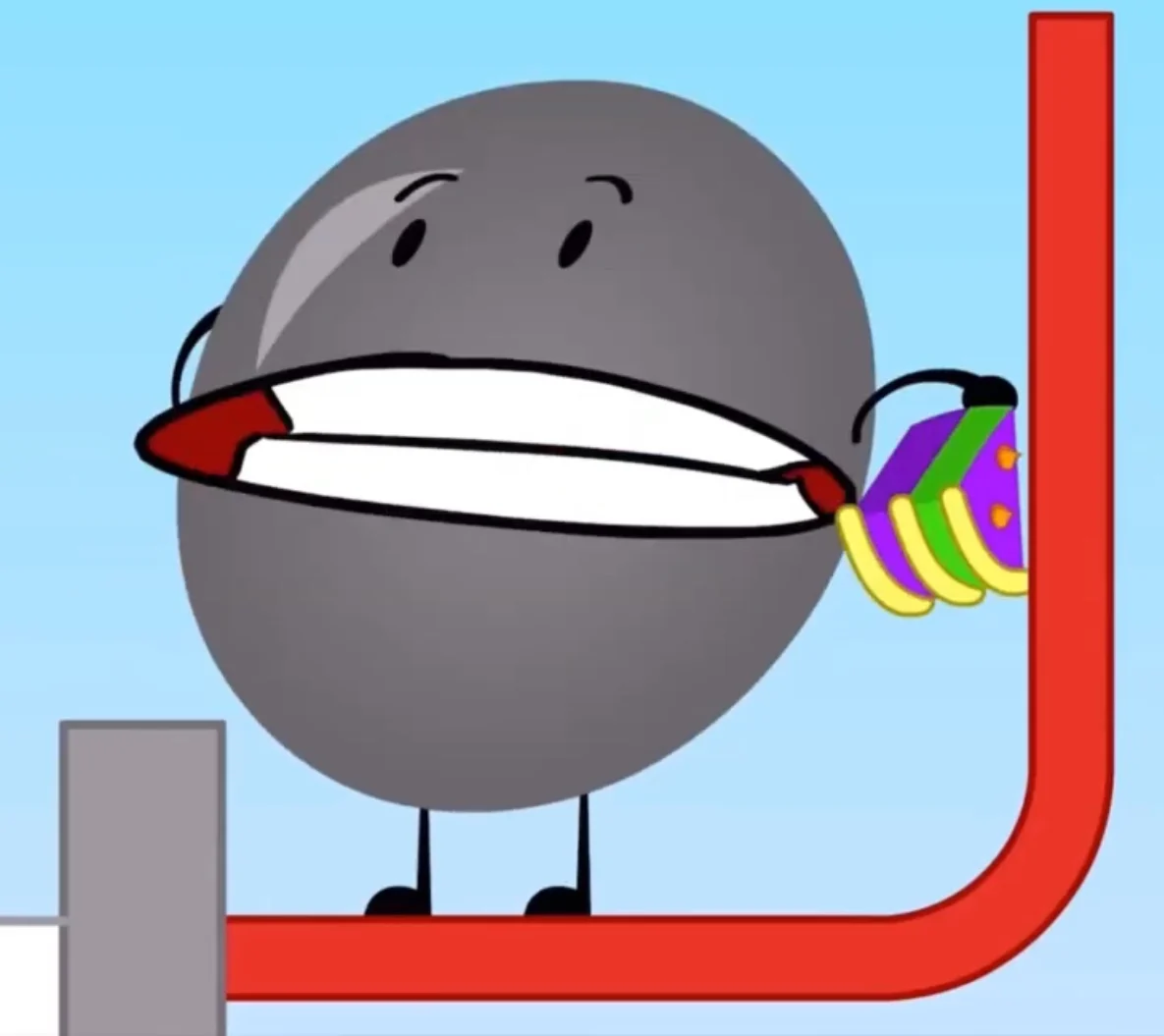 Literally Bubble Saying “Yoylecake!” (BFDI)