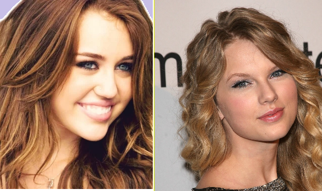 Miley Cyrus and Taylor Swift