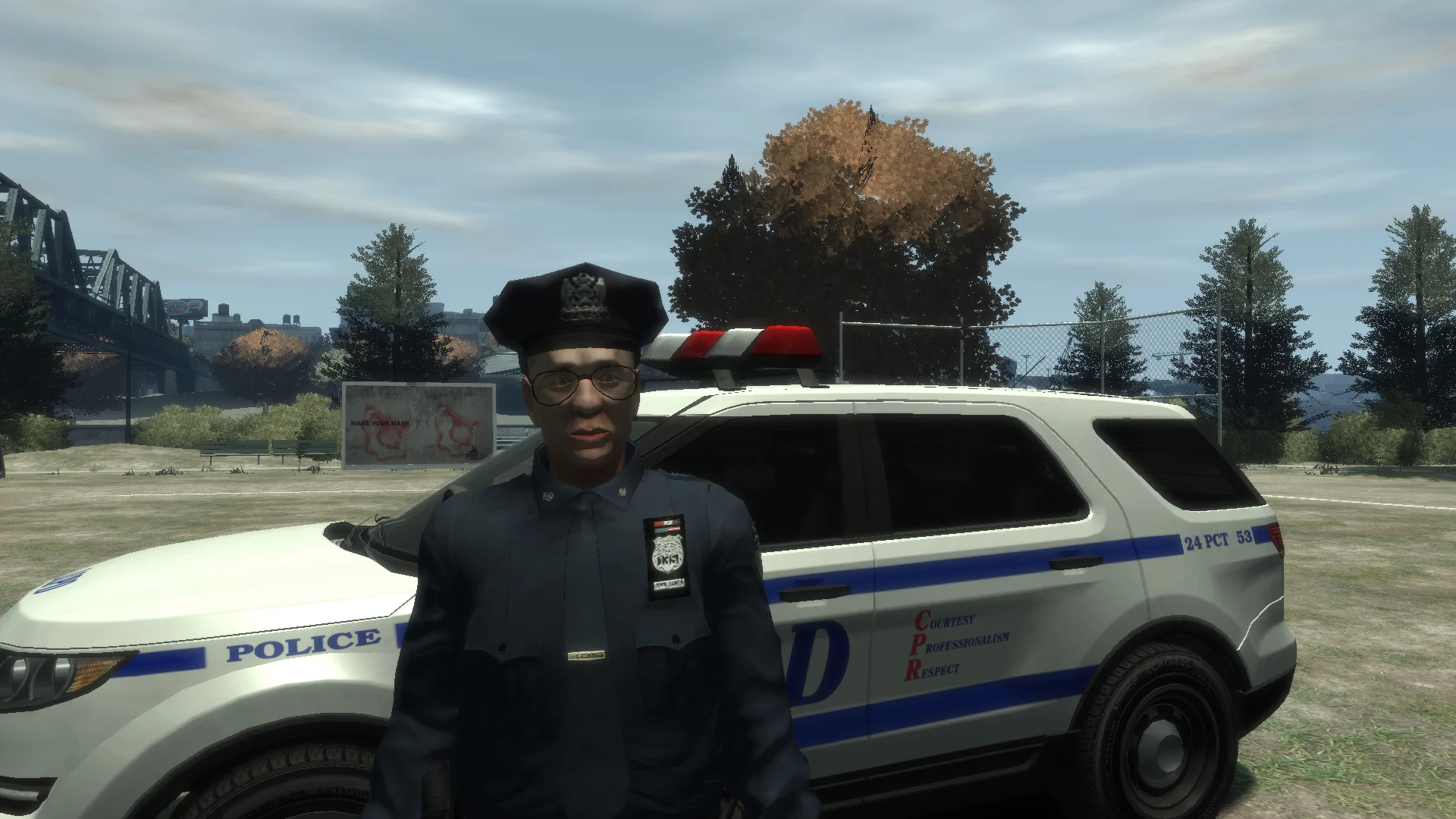 GTA 4 White Traffic Cop