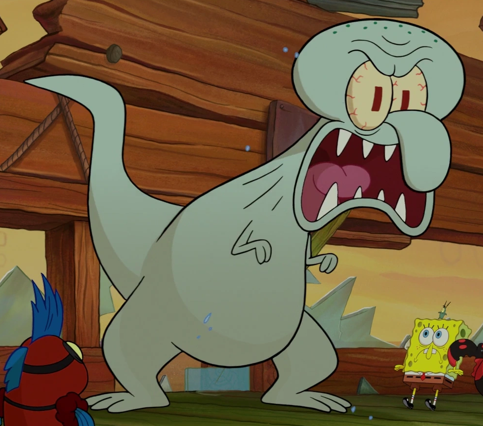 Squidasaurus Rex from The SpongeBob Movie: Sponge Out of Water (2015) Sounds