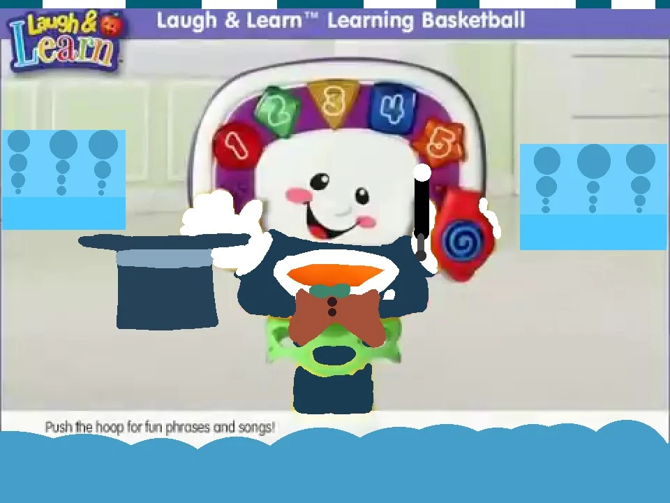 Circus Ringmaster ricochet the basketball backboard