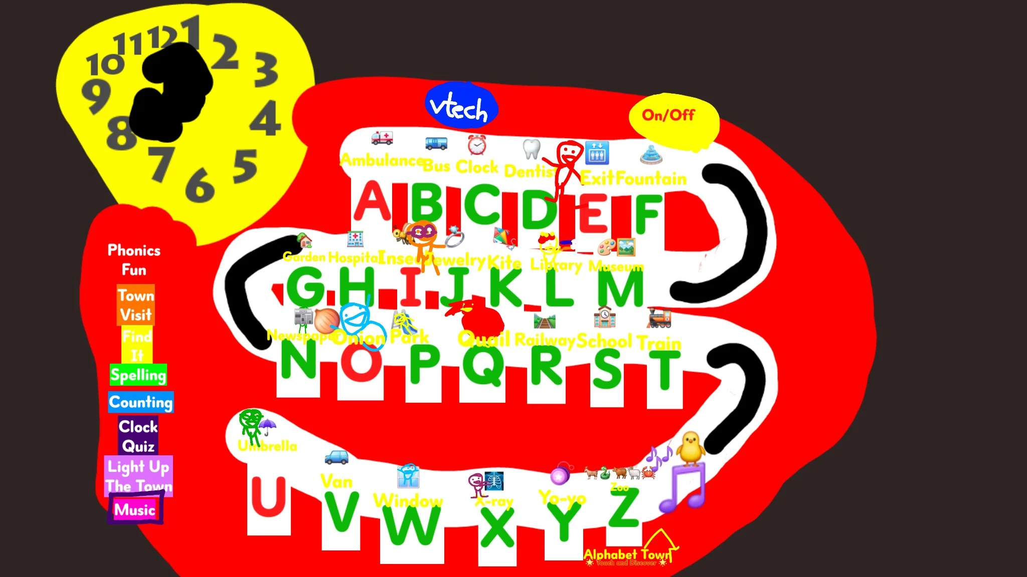VTech - 2021 - Touch and Discover Alphabet Town (US)